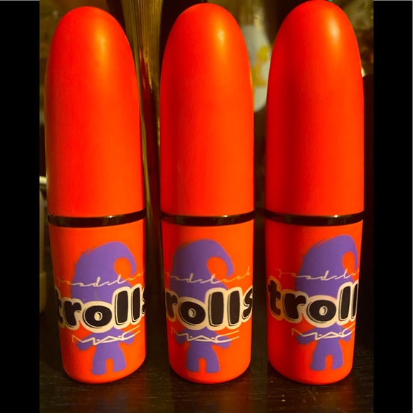 MAC Cosmetics Other - Set of 3 LE Trolls MAC lipsticks 💄